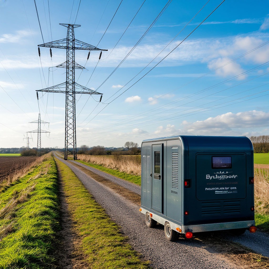 UK electrical infrastructure and power lines