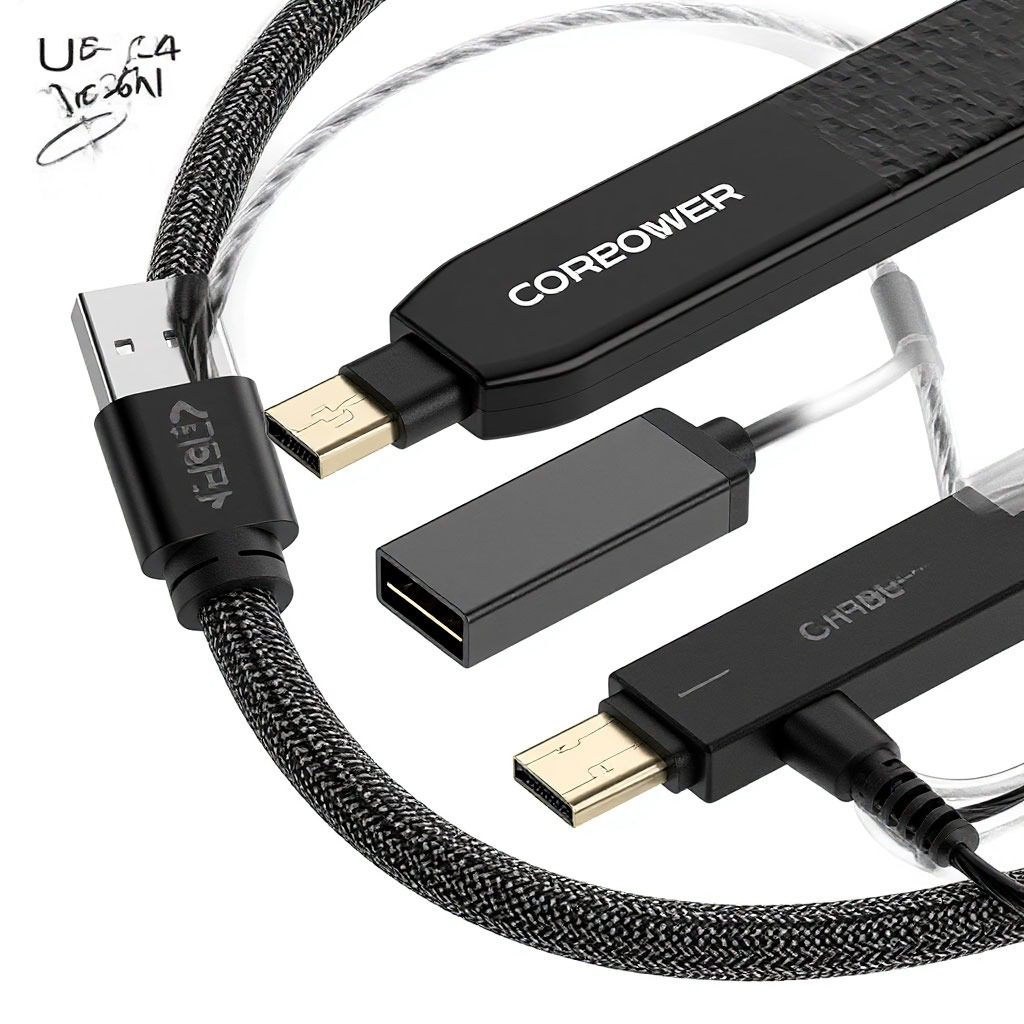 COREPOWER USB-C to HDMI 4K Cable for displays