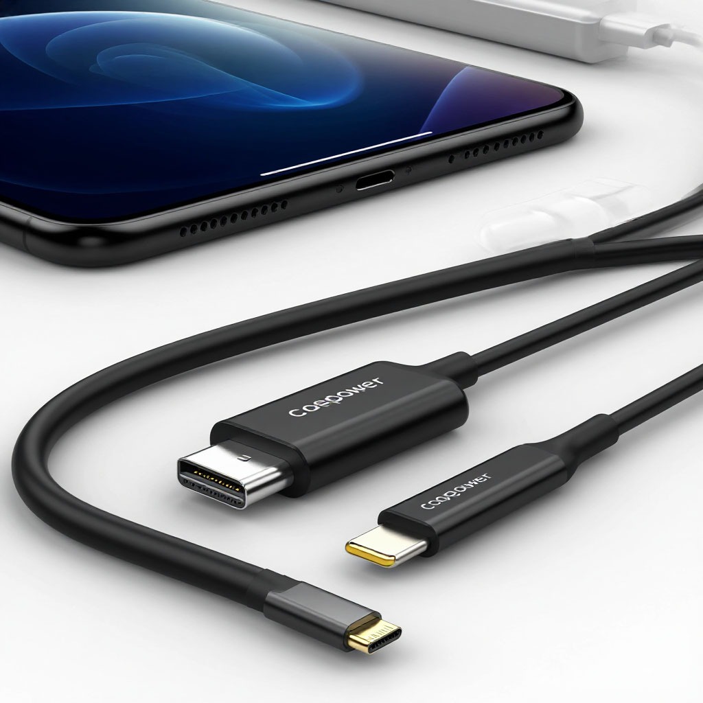 COREPOWER USB-C to Lightning Cable MFi certified